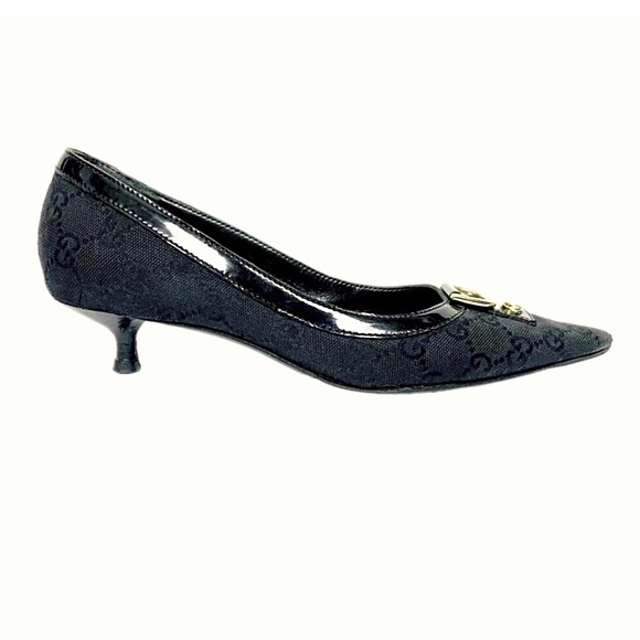 EUC - Gucci Signature Diamond Heels - Picture 1 of 10